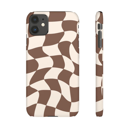 Mocha Mirage Snap iPhone Cases