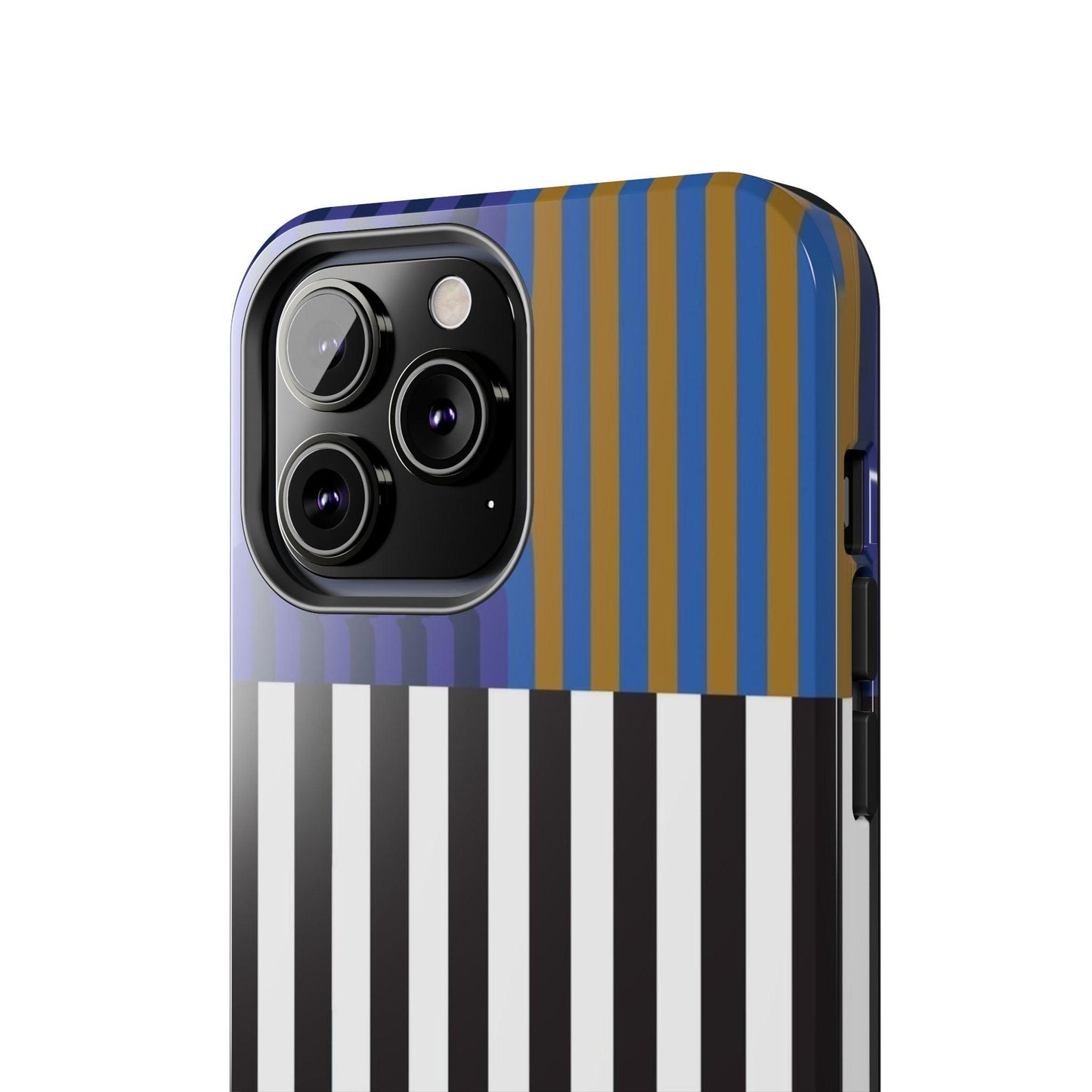 Striped Colorblock Symphony Tough iPhone Cases