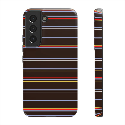 Chocolate Citylines Striped Phone Case