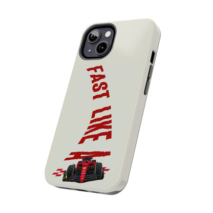 Fast Like a Race Car Tough iPhone Cases