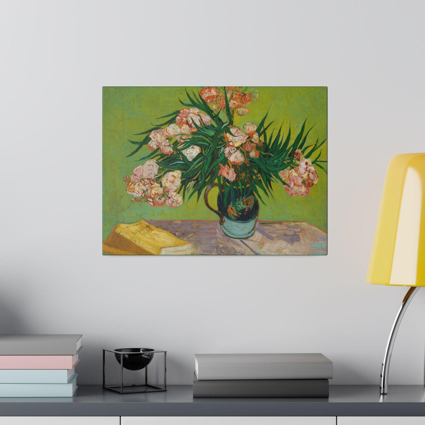 Oleanders 1888 by Vincent Van Gogh  Matte Canvas Stretched 0.75