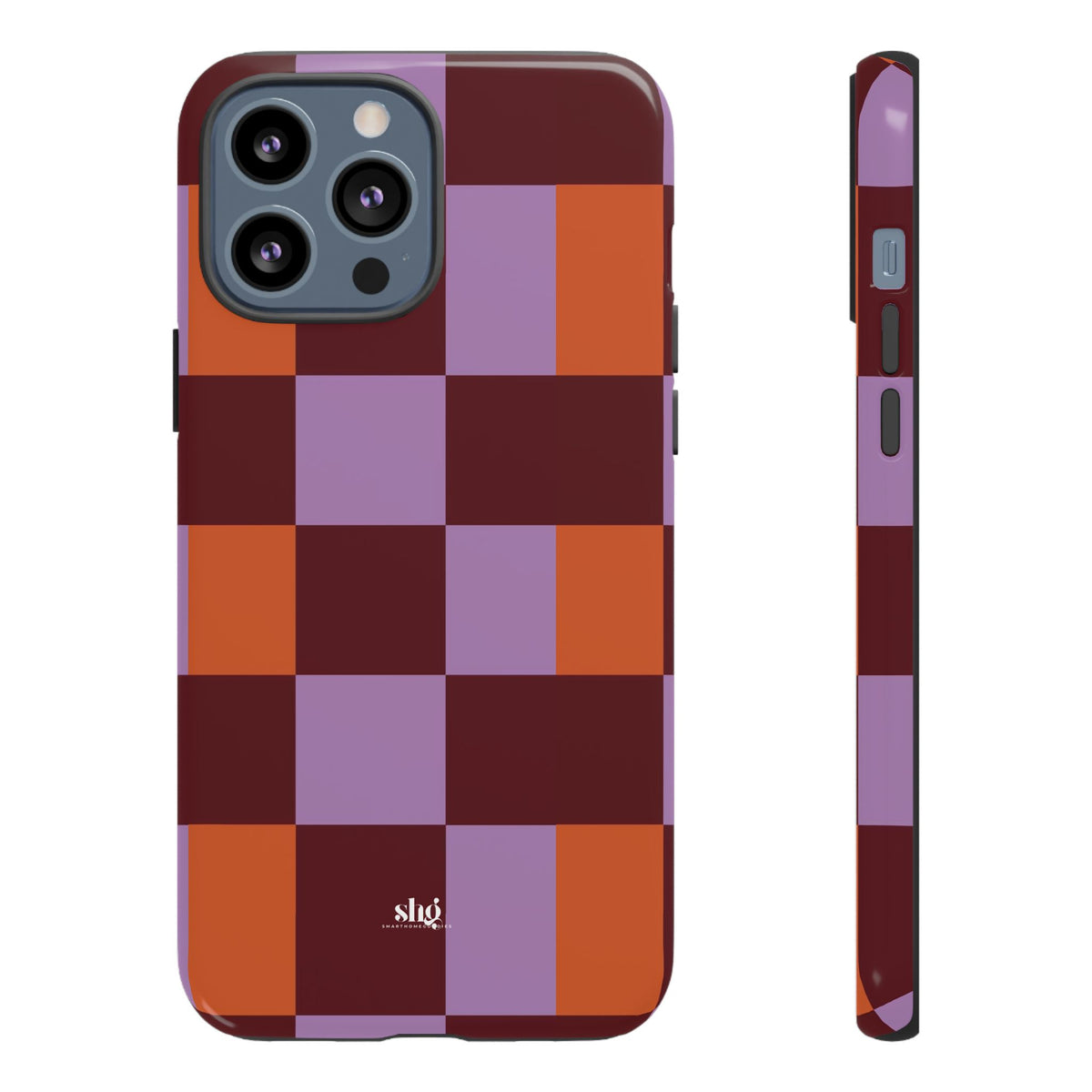 Plum Patchwork Phone Case