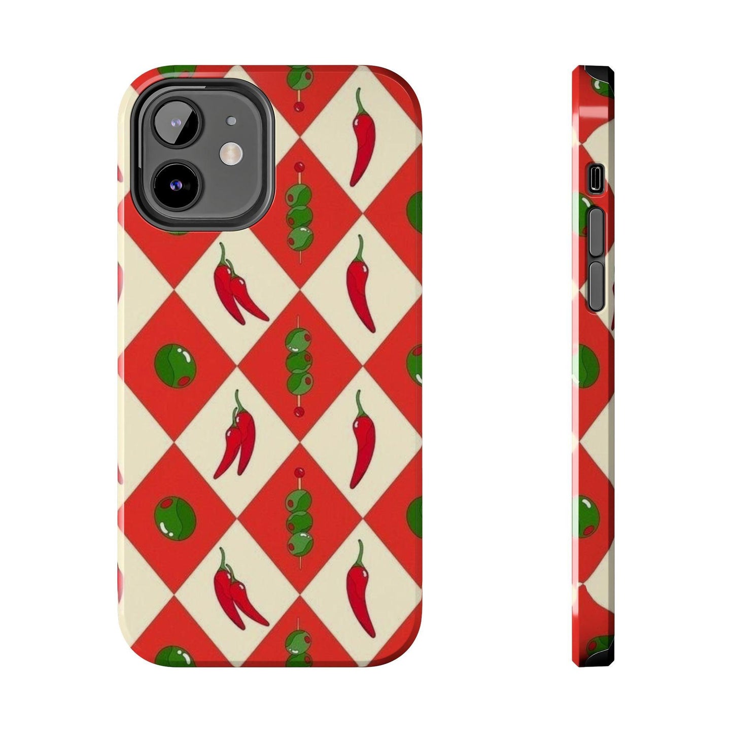 Red Chillies and Olives iPhone Cases