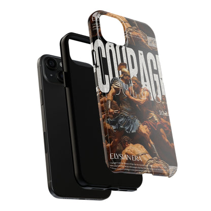 Courage Battle Scene iPhone Cases