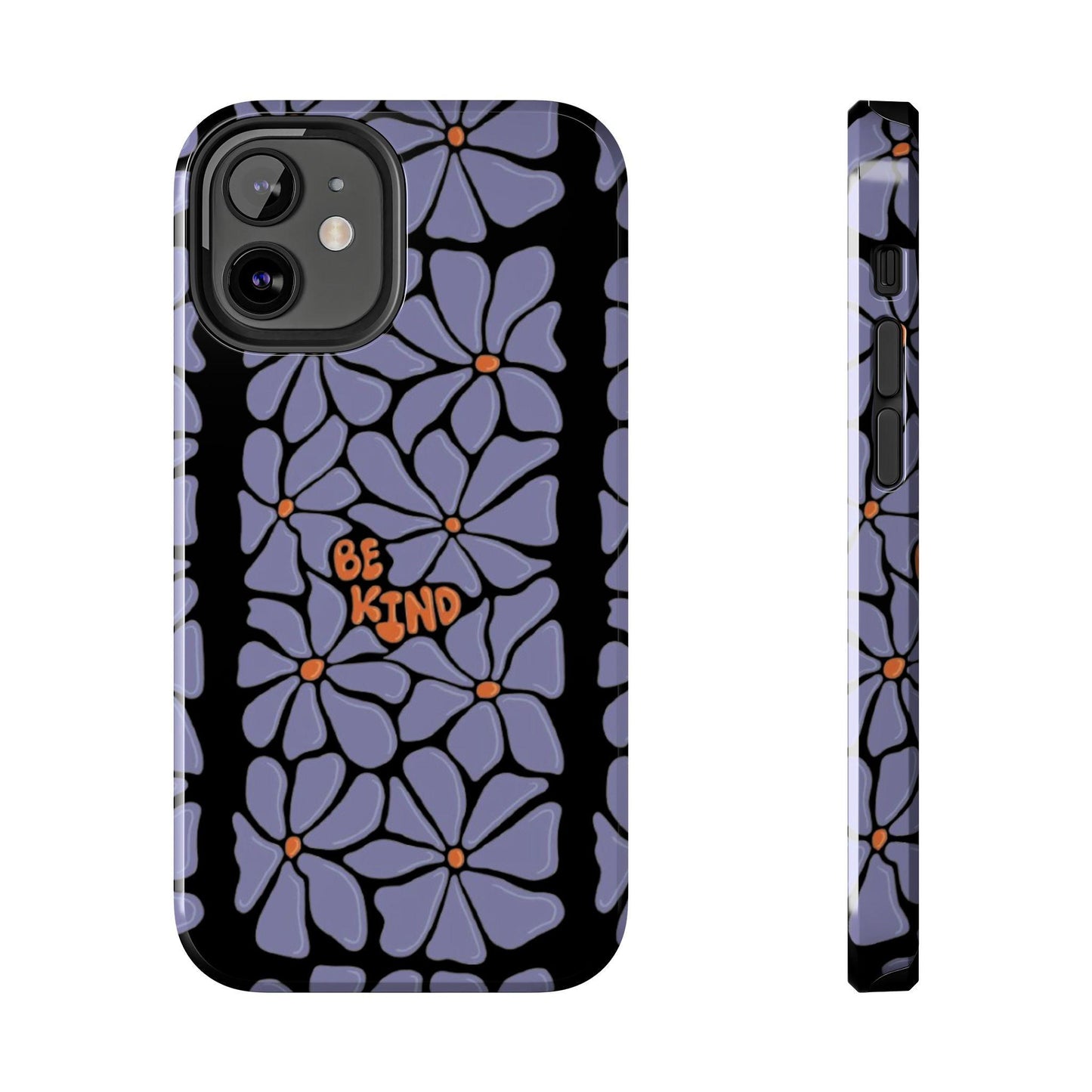 Be Kind Floral Tough iPhone Cases