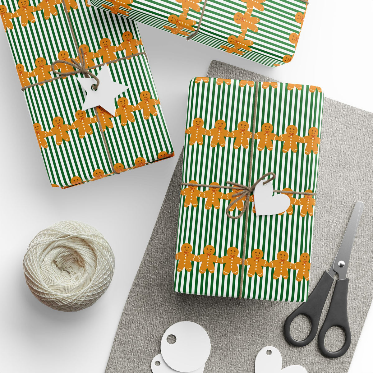 Gingerbread Giggles Gift Wrap