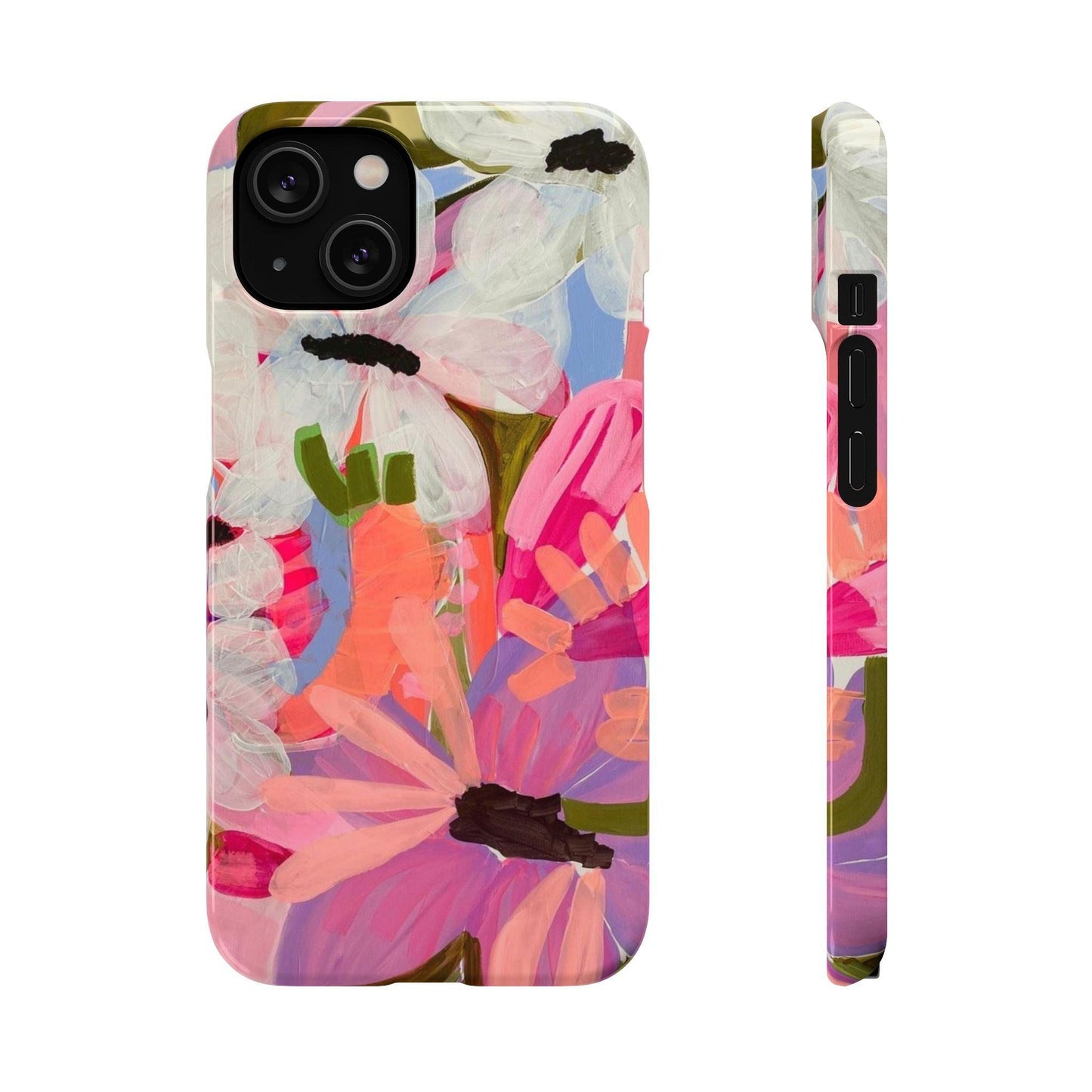 Blossoming Grace Floral Snap iPhone Cases