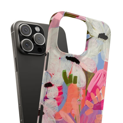 Blossoming Grace Floral Snap iPhone Cases