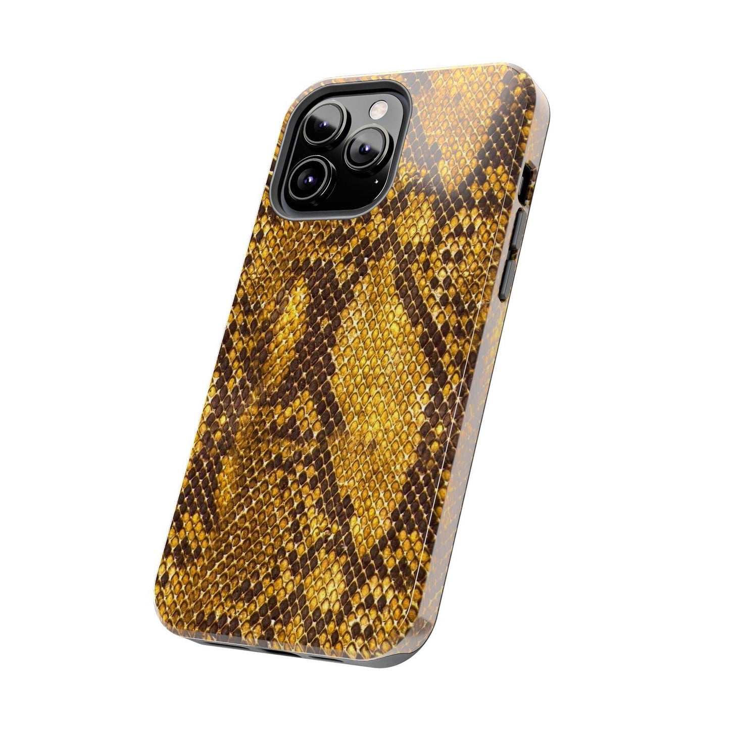 Golden Viper Scales Tough iPhone Cases