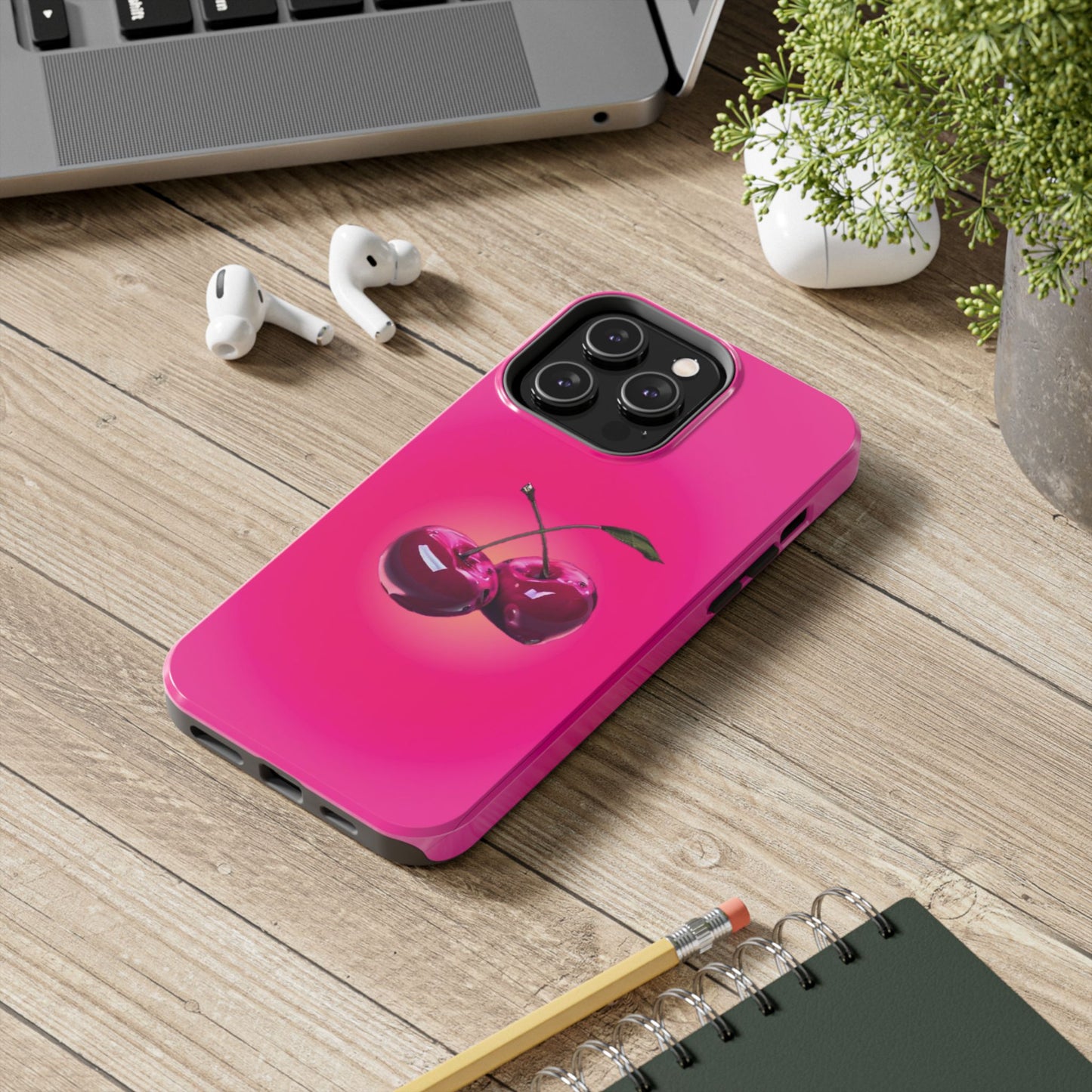 Phone Case - Pink Cherry iPhone Cases