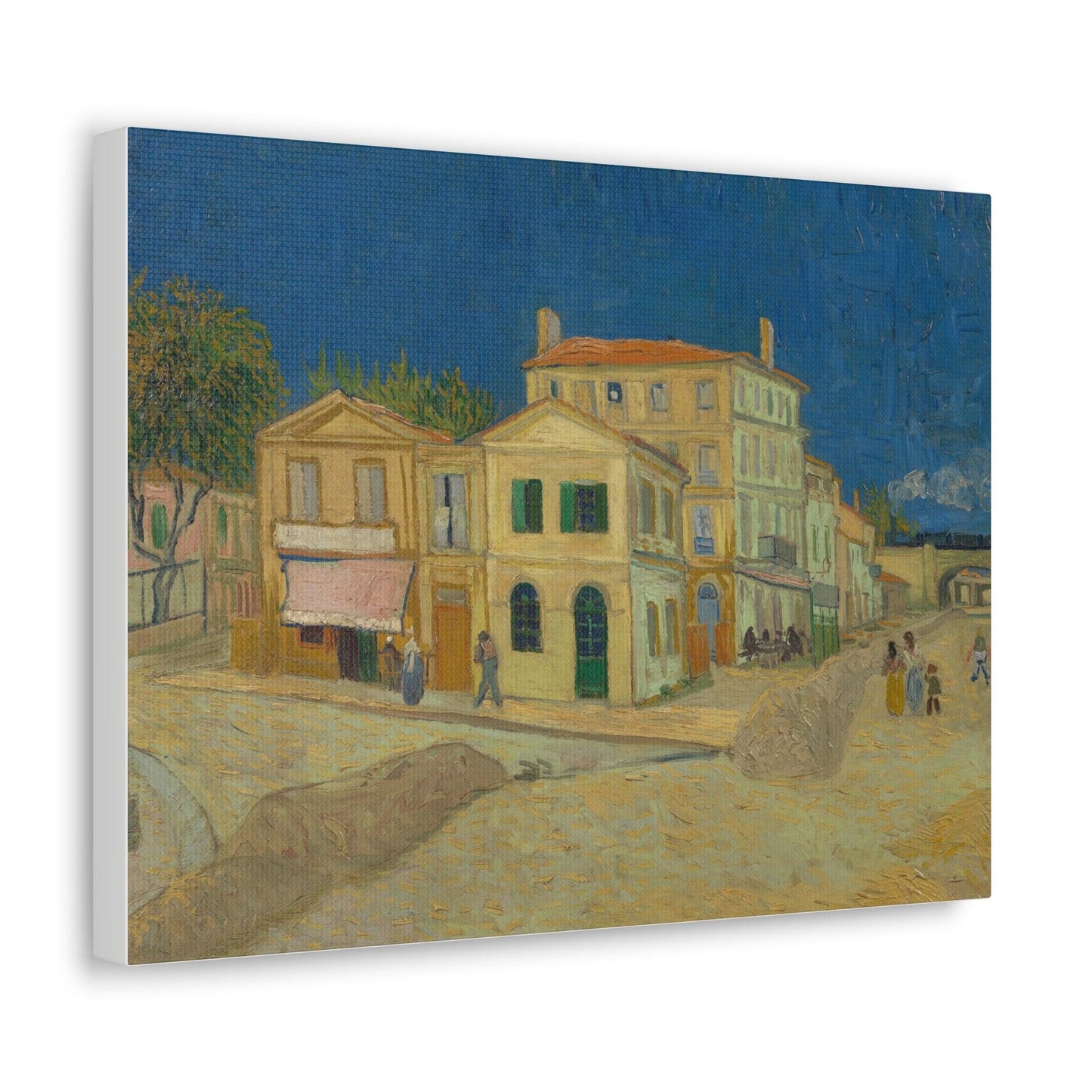 The Yellow House by Vincent Van Gogh - Canvas Gallery Wraps