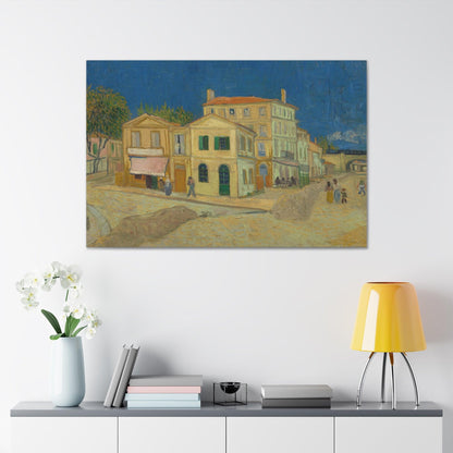 The Yellow House by Vincent Van Gogh - Canvas Gallery Wraps