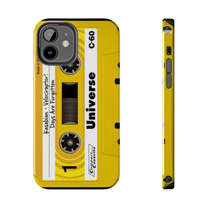 Retro Yellow Cassette Tape iPhone Cases