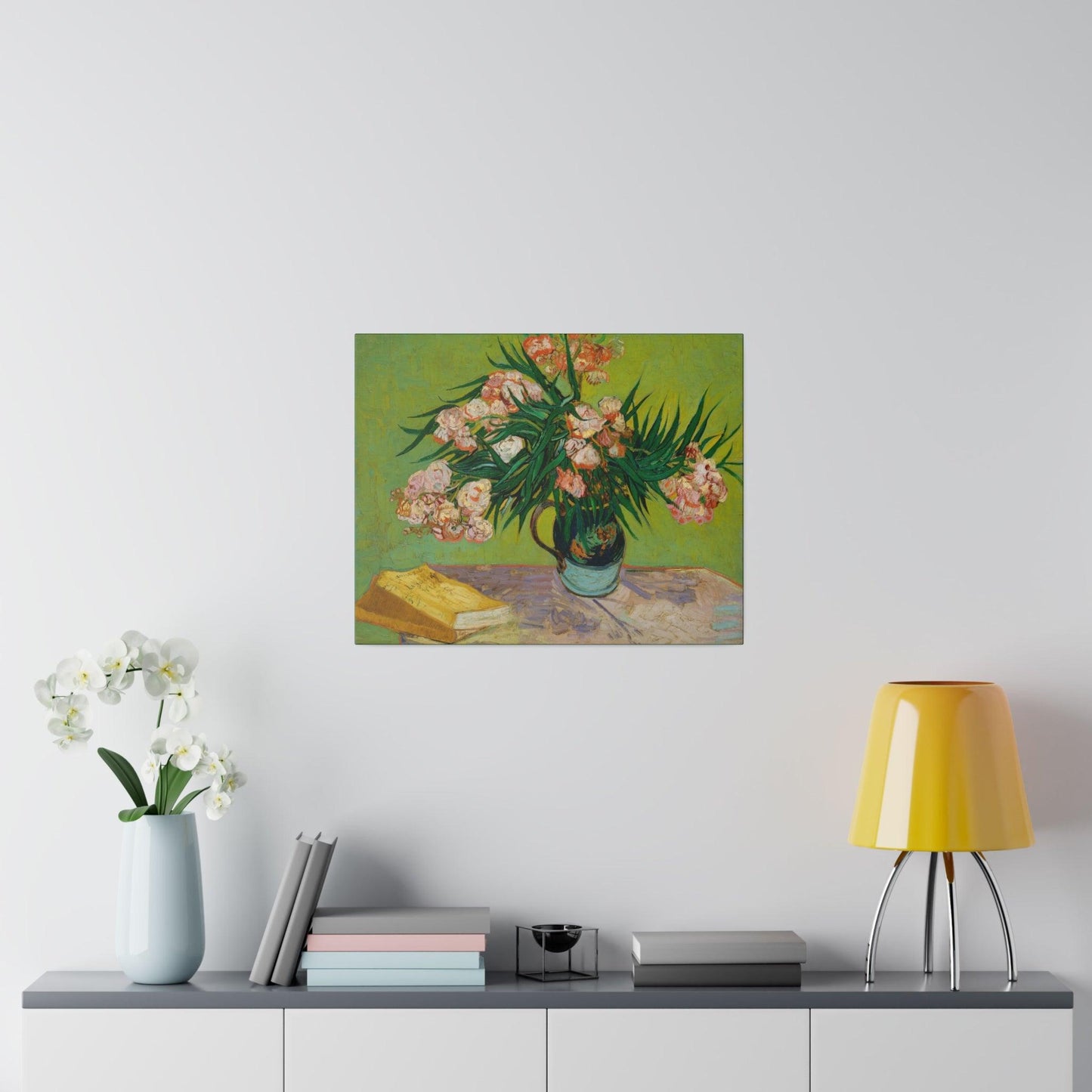 Oleanders 1888 by Vincent Van Gogh  Matte Canvas Stretched 0.75