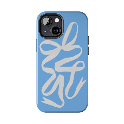 Bow in Blue Cute iPhone Cases