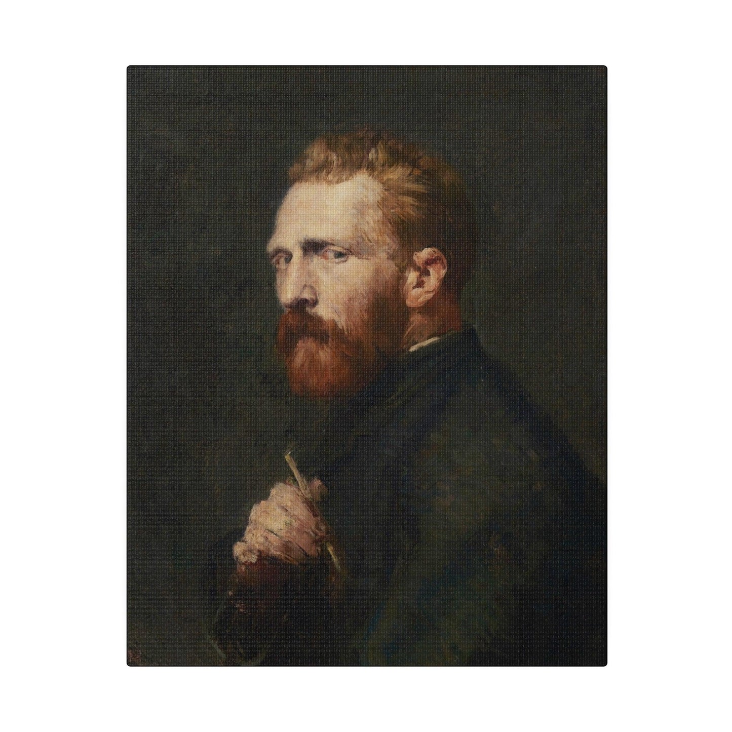 John Russell's Portrait of Vincent van Gogh (1886) - Matte Canvas, Stretched, 0.75"