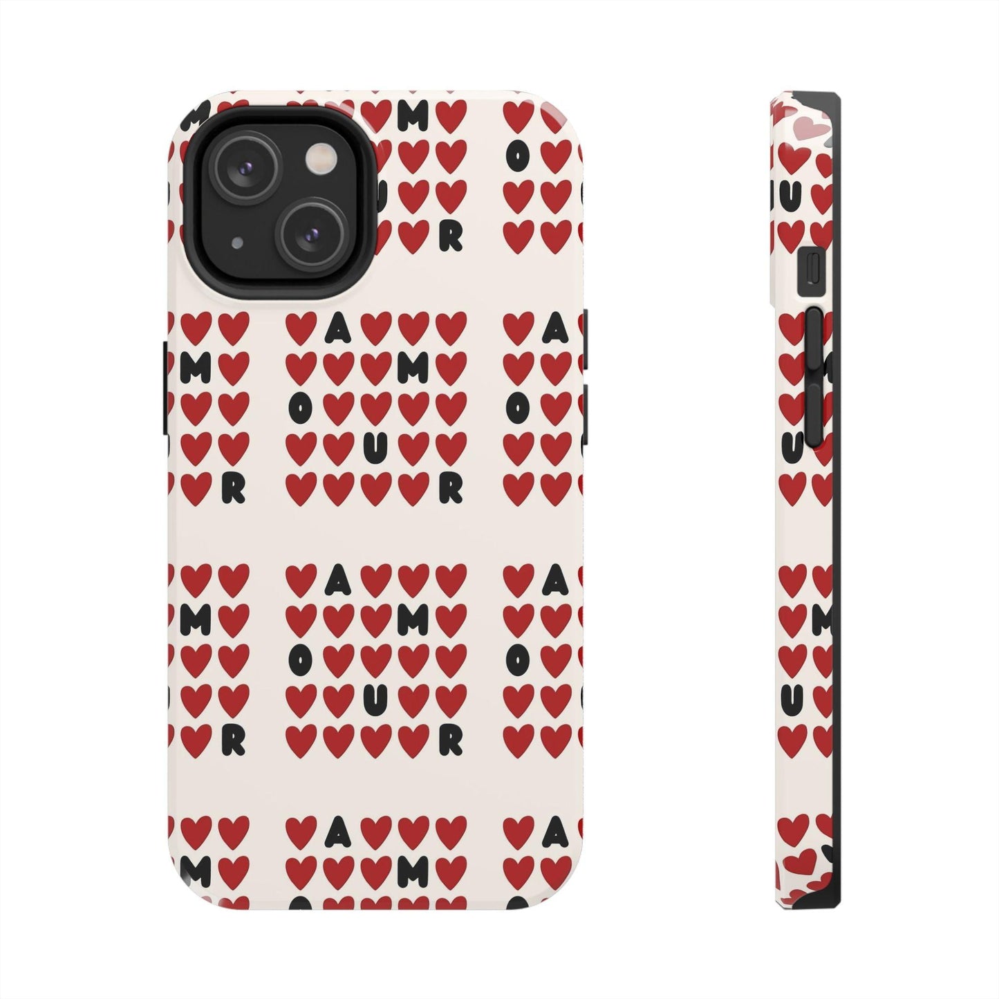 AMOUR Valentines iPhone Cases