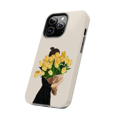 Golden Blooms: Femme Elegance Edition Tough Phone Cases