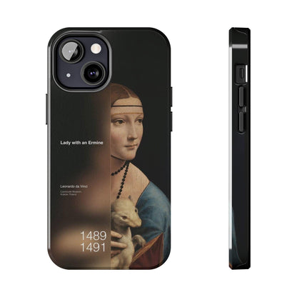 Da Vinci's Ermine Elegance Tough iPhone Cases