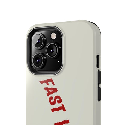 Fast Like a Race Car Tough iPhone Cases