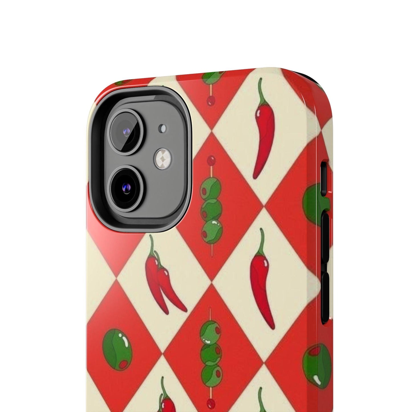 Red Chillies and Olives iPhone Cases