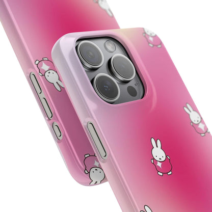 The Bunny Aura Pink Snap Cases