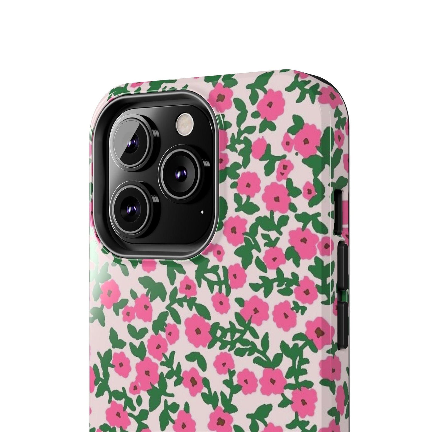 Spring Edition Pink Floral Tough iPhone Cases