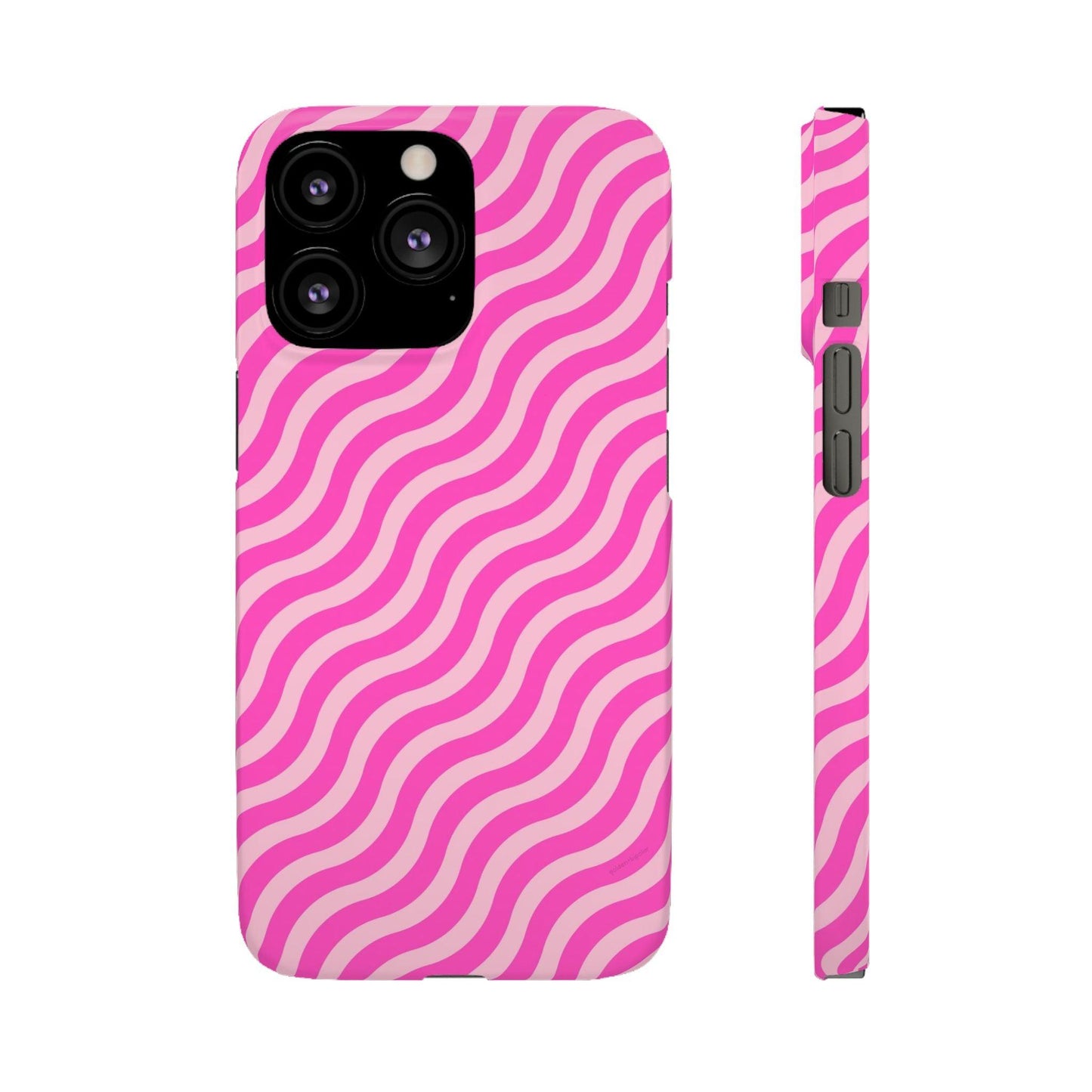 Waveicious Pink Snap iPhone Cases