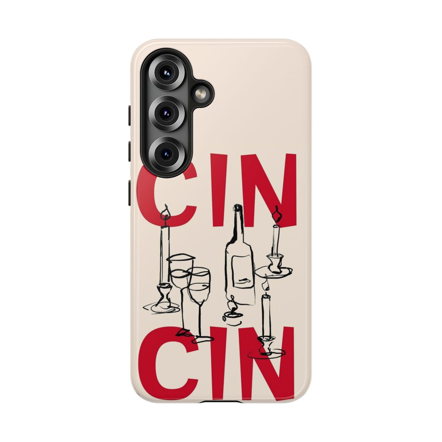 CIN CIN Wine-Themed Samsung Phone Case