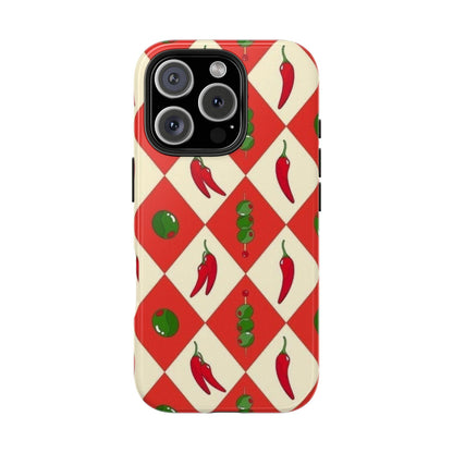 Red Chillies and Olives iPhone Cases