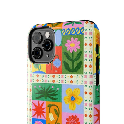 Flower Garden Paradise Tough iPhone Cases