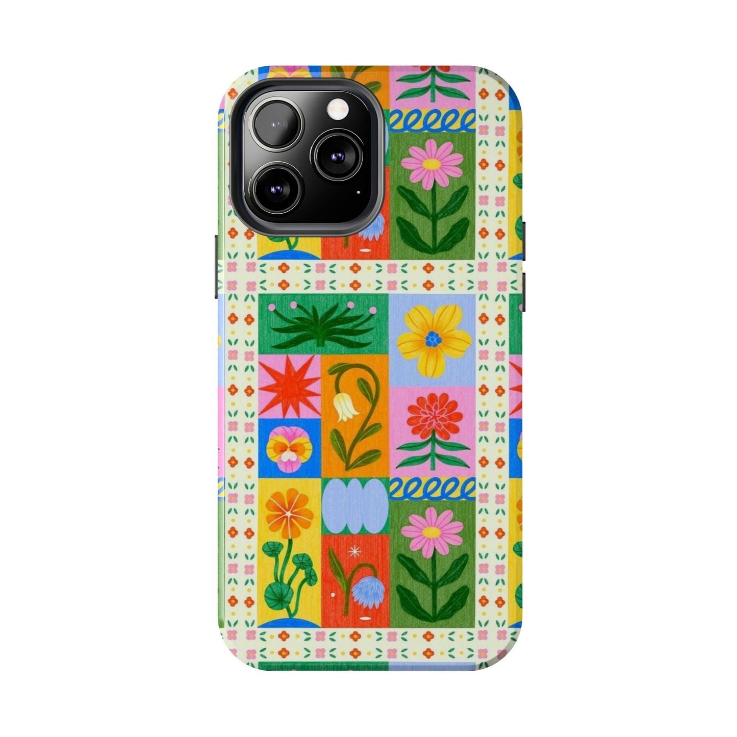 Flower Garden Paradise Tough iPhone Cases