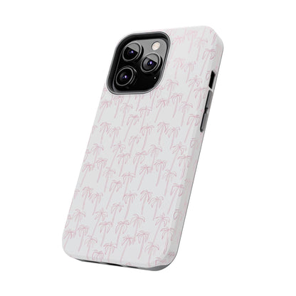 Pink Palm Trees iPhone Cases