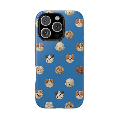 Cute Dog Faces Tough Phone Case - Durable Pet Lover Accessory