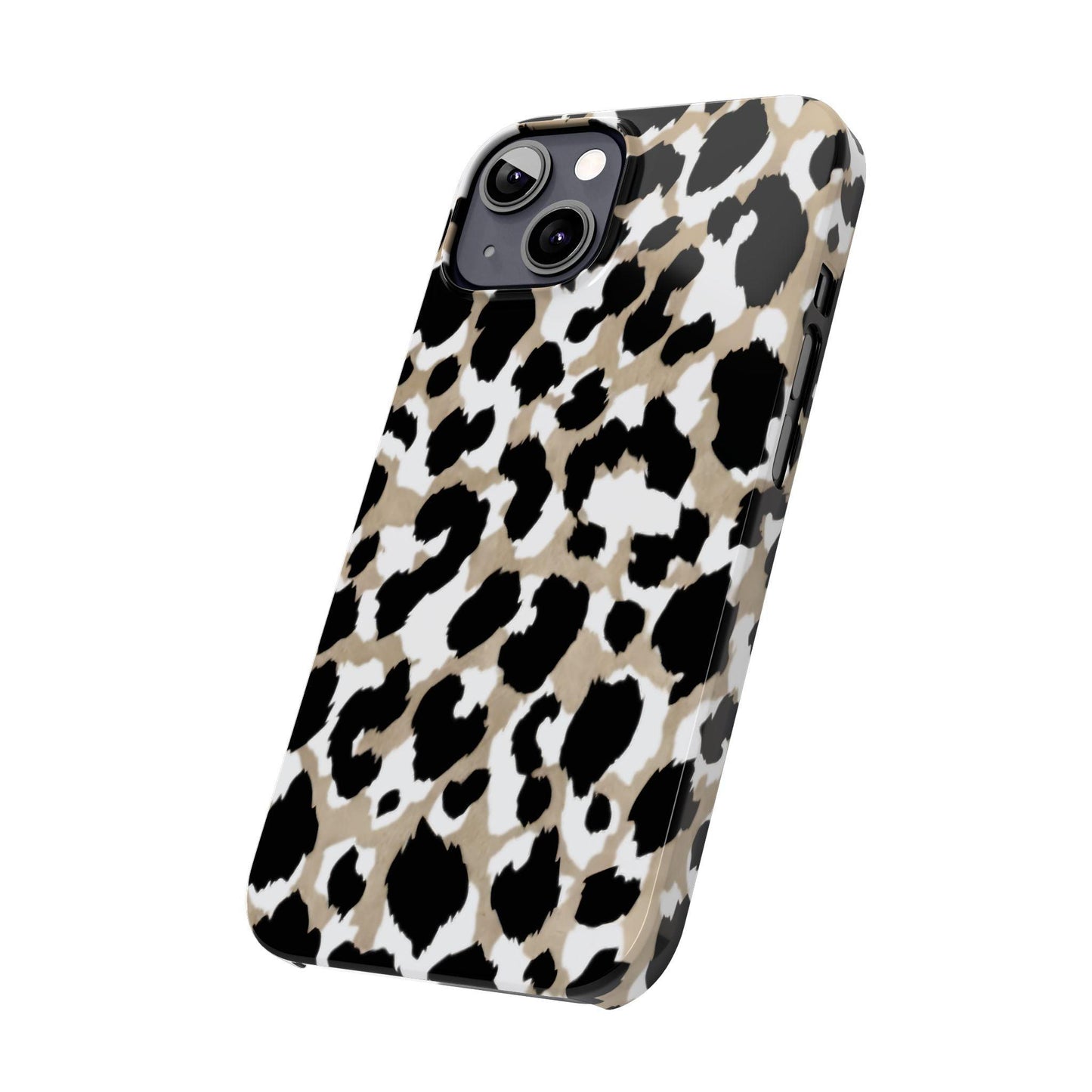 Savanna Noir Spots Slim iPhone Cases