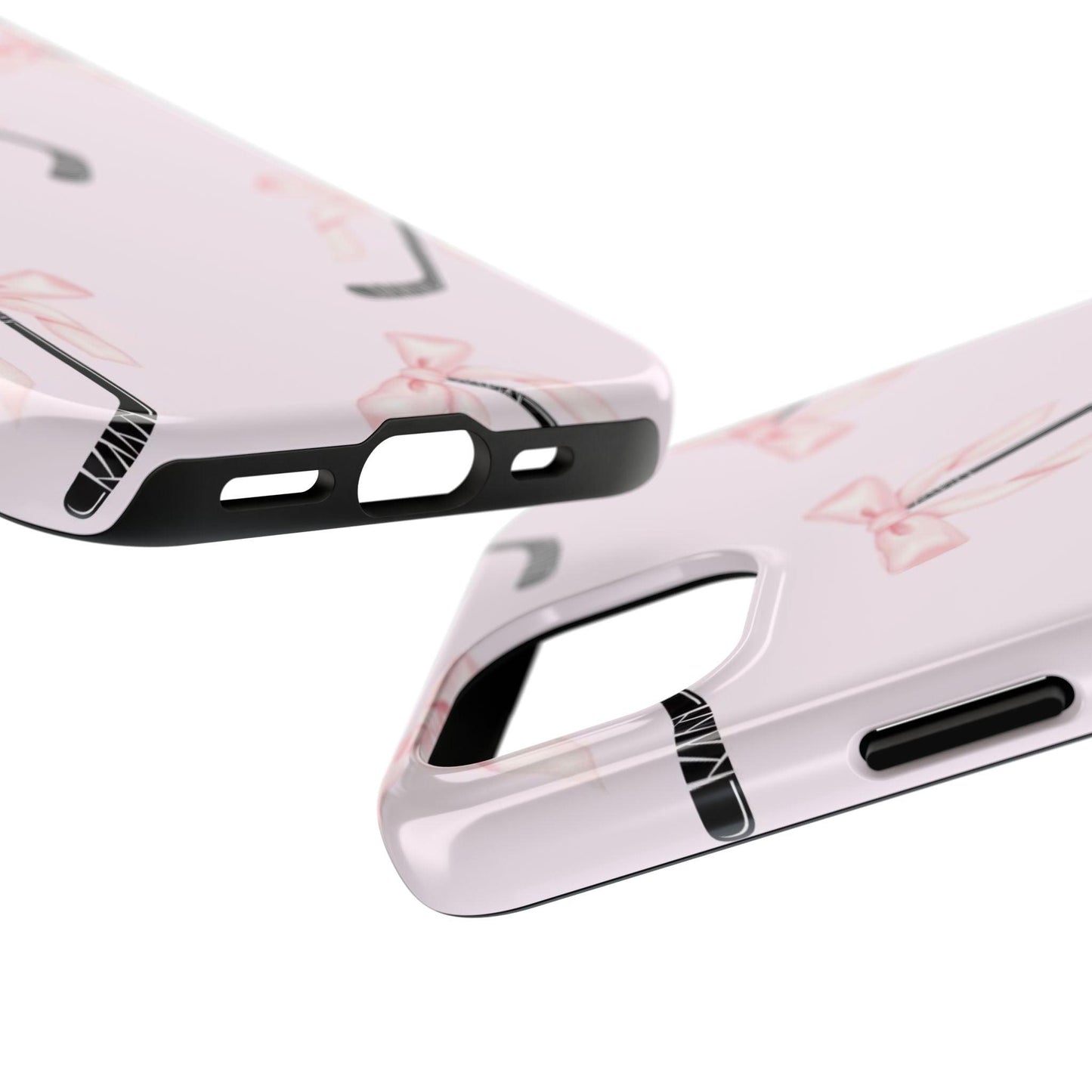 Blush & Puck Elegance Tough iPhone Cases