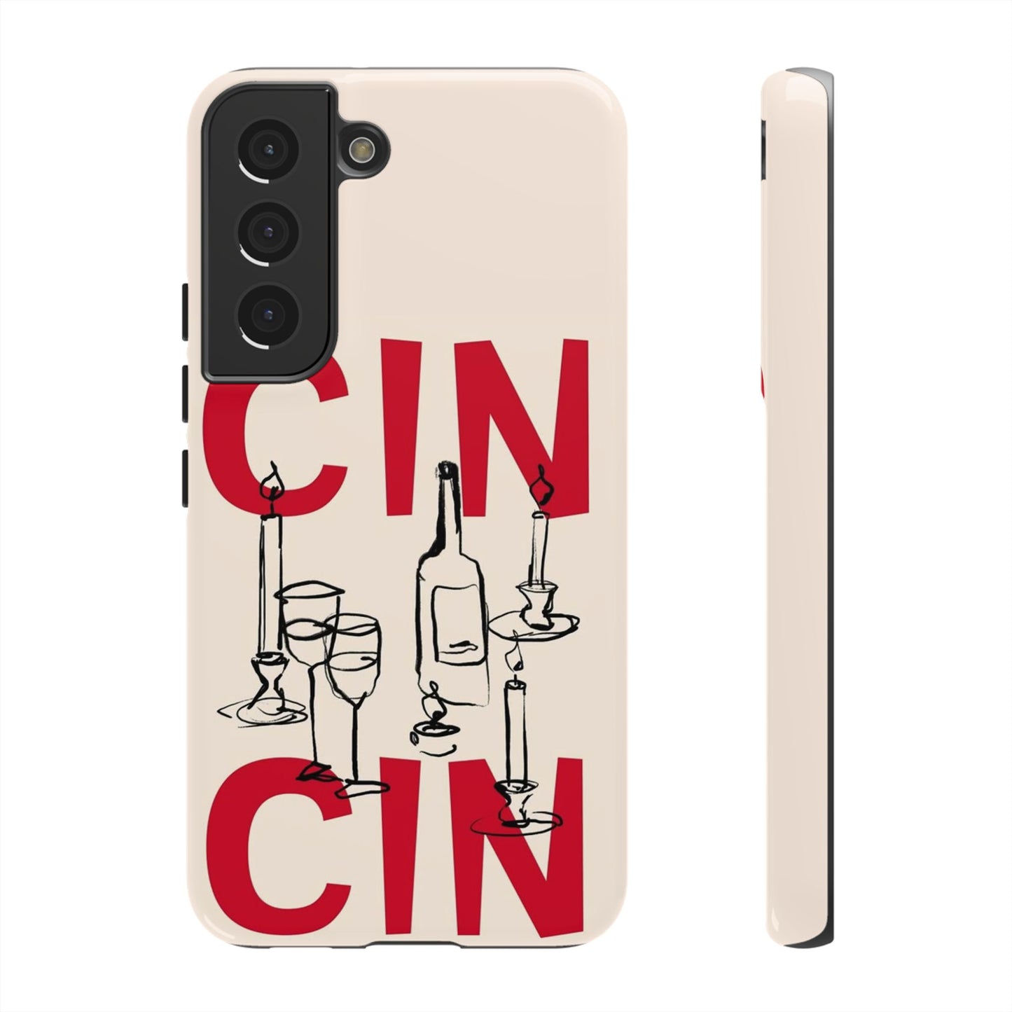 CIN CIN Wine-Themed Samsung Phone Case