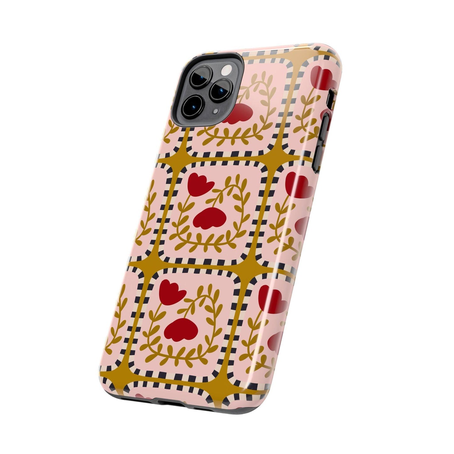 Floral Quirkiness Designer Tough iPhone Cases