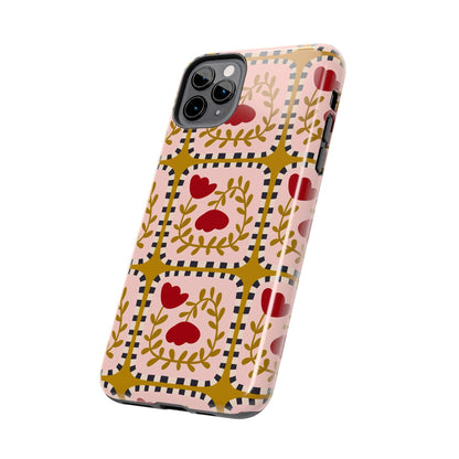 Floral Quirkiness Designer Tough iPhone Cases