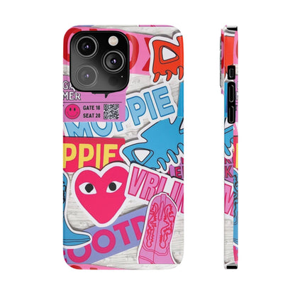 Sticker Frenzy Pop iPhone Cases