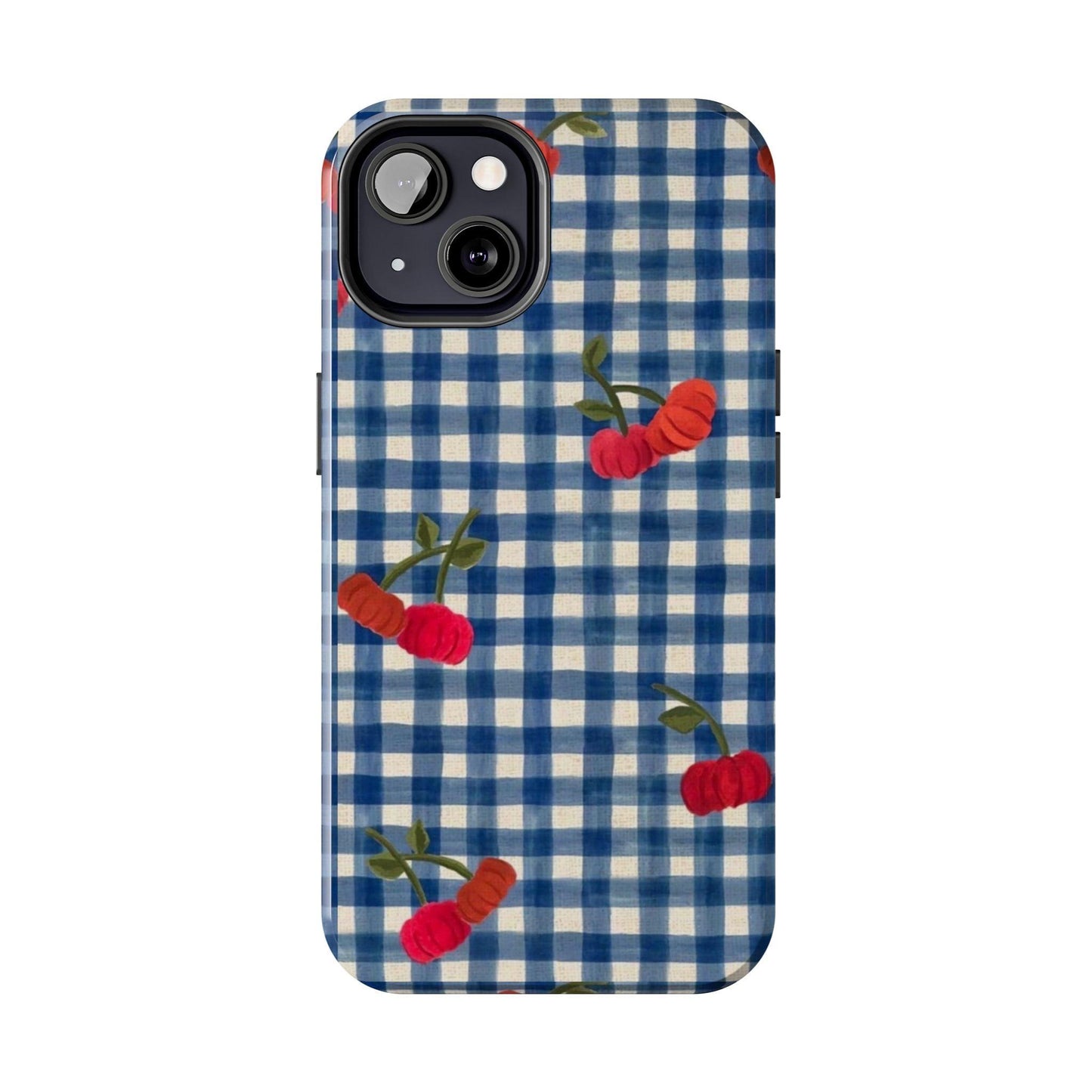 Charming Gingham Tough iPhone Cases