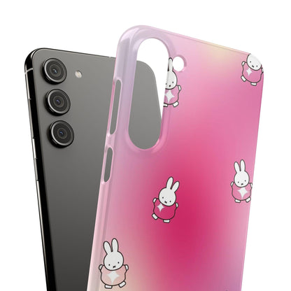 The Bunny Aura Pink Snap Cases