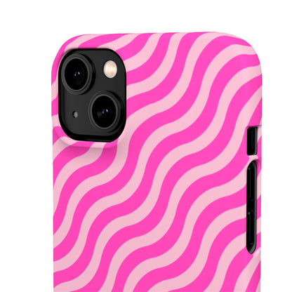 Waveicious Pink Snap iPhone Cases