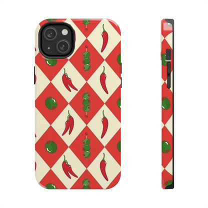 Red Chillies and Olives iPhone Cases