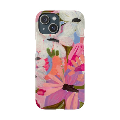 Blossoming Grace Floral Snap iPhone Cases