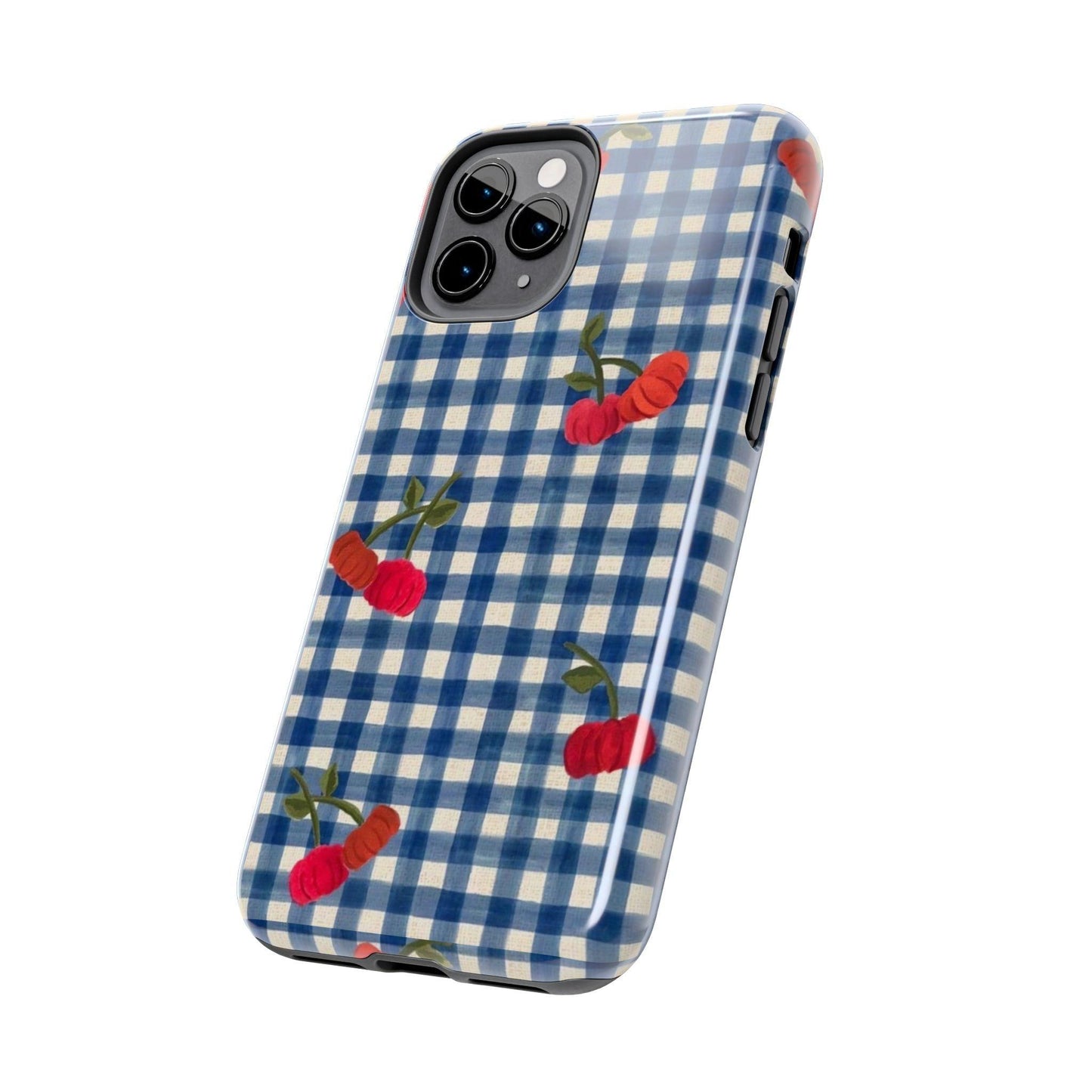 Charming Gingham Tough iPhone Cases