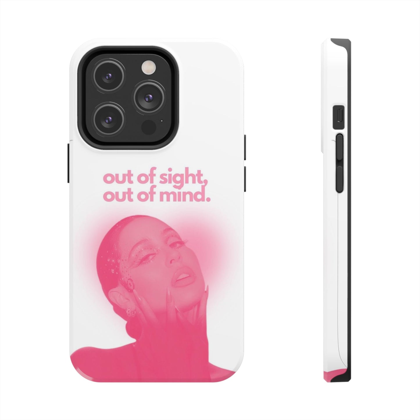 Heart Pink Aura Queen iPhone Cases