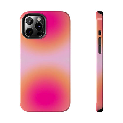 Sunset Glow Tough iPhone Cases with dual layer protection