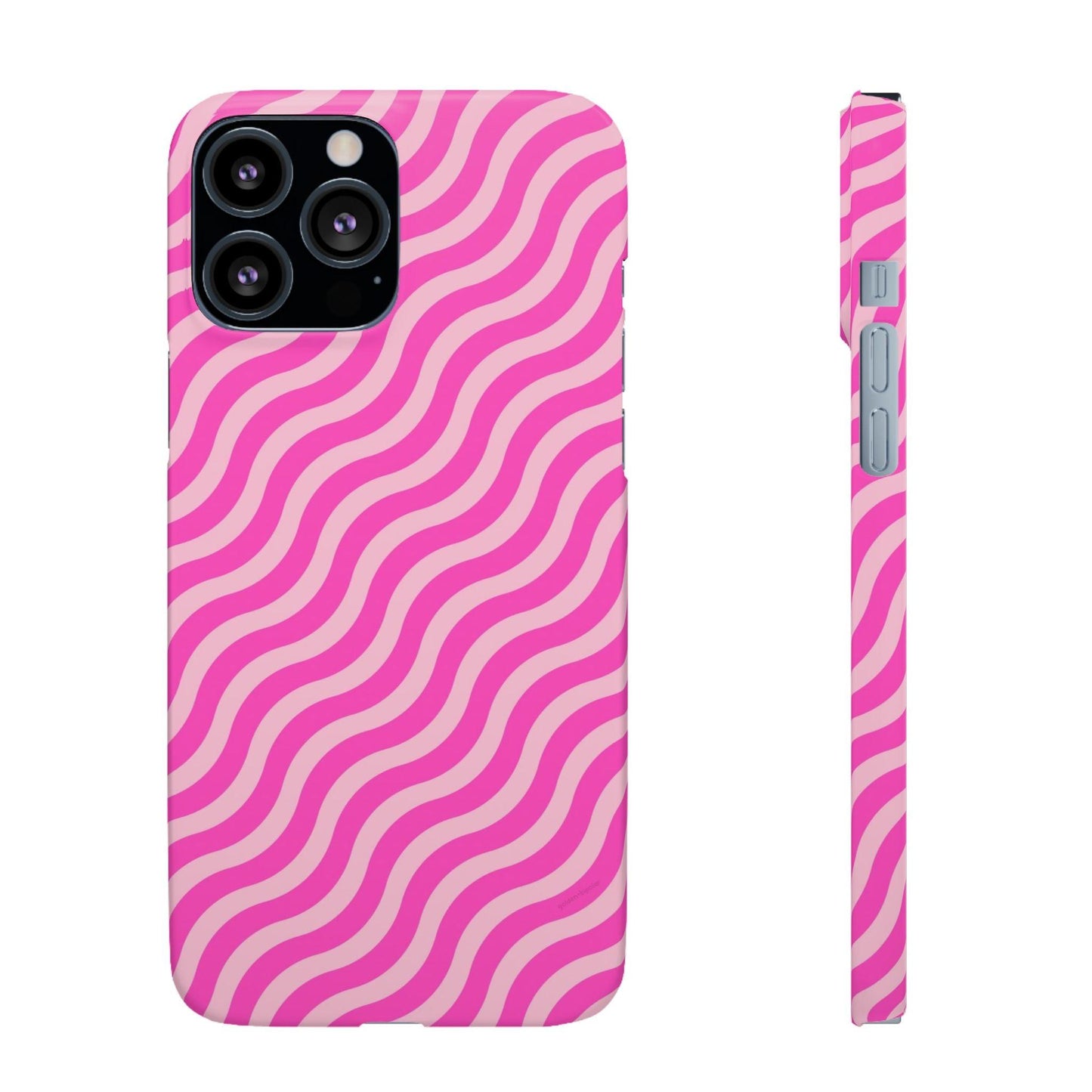 Waveicious Pink Snap iPhone Cases