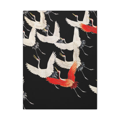 Furisode with a Myriad of Flying Cranes 1910  by anonymous  Canvas Gallery Wraps